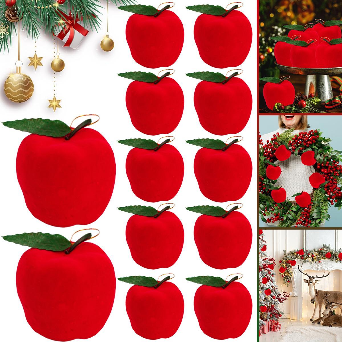 Party Christmas Red 5.5cm Christmas Tree Ornaments